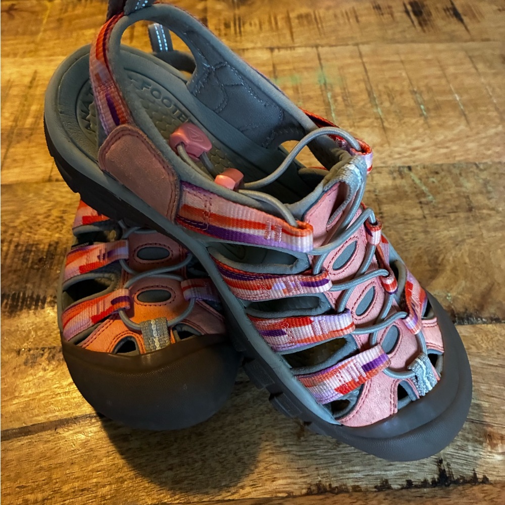 Keen Vibrant Red and Pink Sandals